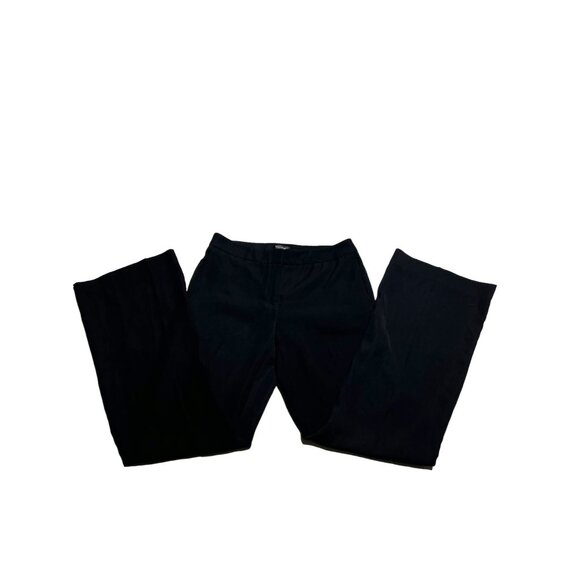 Women's White House Black Market Black Flare Pants Size 8 - Picture 1 of 9